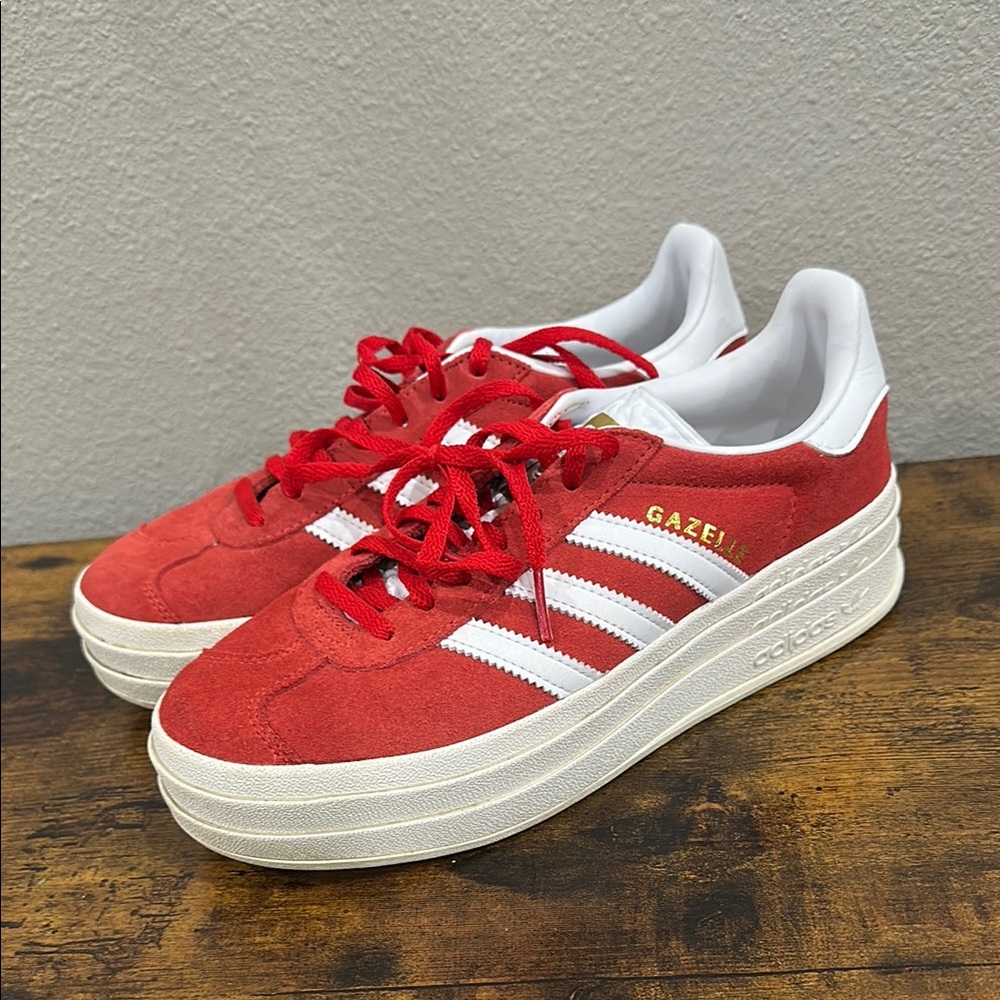 Adidas Gazelle Women's Red Sneakers